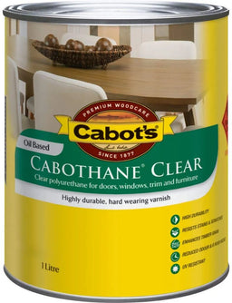 Cabot's Cabothane Oil Based Satin Clear 1L