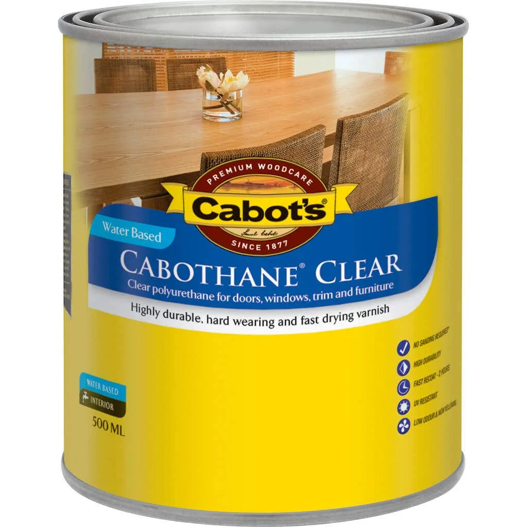 Cabot's Cabothane Water Based Satin Clear 500ml