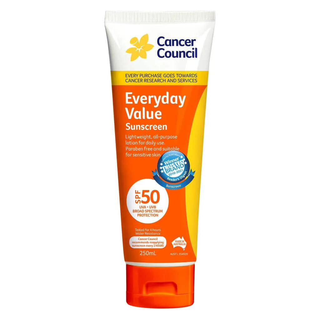 Cancer Council Everyday Value Sunscreen SPF50 250ml