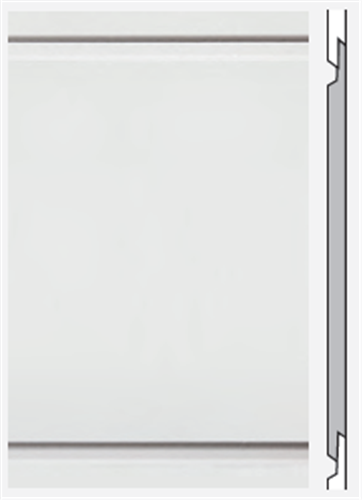 Weathertex Selflok Ecogroove 150mm Groove Smooth Primed 3660 x 300 x 9.5mm #421601