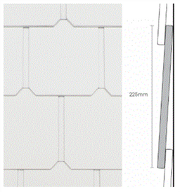 Weathertex Wall Shingles (Plus) Natural 1196 x 225 x 9.5mm