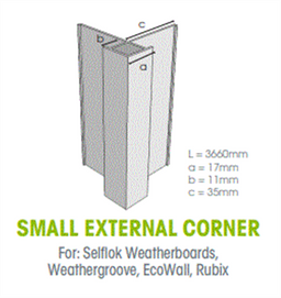 Weathertex Corner (Box) External Small 3660mm