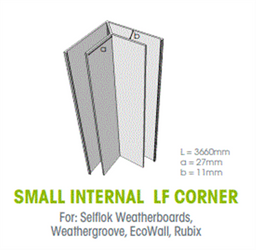 Weathertex Corner (W) Internal Small 3660mm