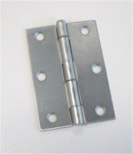 Hinge But 100mmx75mmx1.6mm L/Pin Zinc