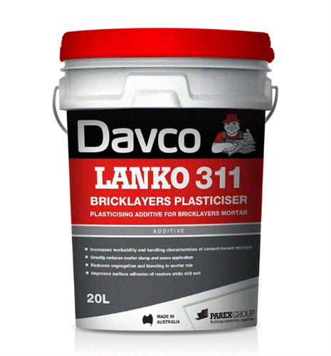 Davco Lanko 311 Bricklayers Plasticiser 20L