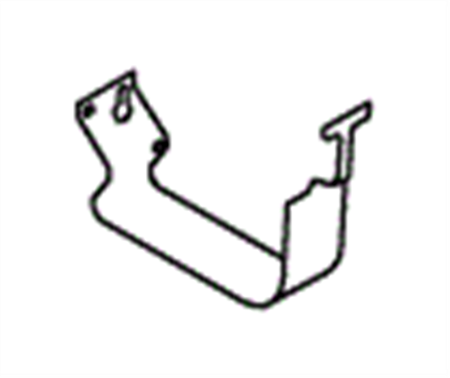 Gutter Bracket External Hi Front 115mm Zincalume