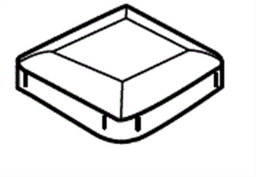 Post Cap Square 75 x 75mm