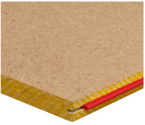 Flooring Particle Board T&G 3600x800x22mm Gp Red Tongue