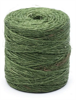 Sisal Twine Cord 1 Ply Garden Green 2980Tex x 140m