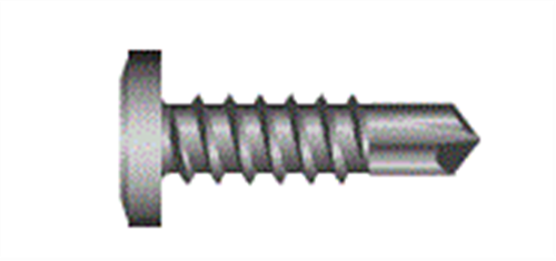 Zenith Metal Screws Wafer Head Gold 10g x 22mm - 100 Pack