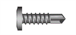Zenith 10g x 16mm Galv Wafer Head Metal Screws - 30 Pack
