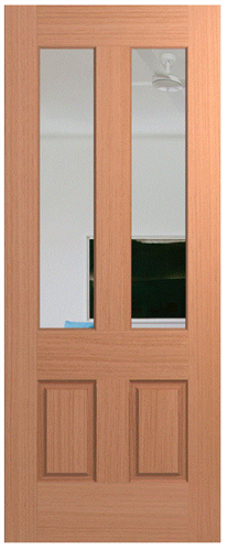 Hume Door Sorrento SOR12 PCM 2340 x 770 x 35mm, 3-Hinge & FH, Chrome