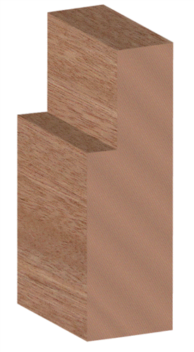 Hume Door Sorrento SOR11 PCM 2340 x 520 x 35mm, 3-Hinge, Chrome