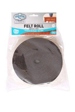 Cold Steel Felt Roll Dark Brown 40mm x 5m
