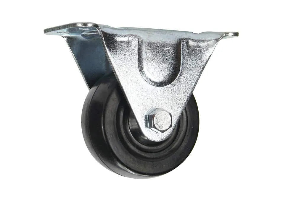 Cold Steel Rubber Fixed Castor Black 63mm