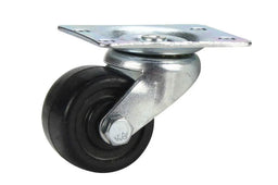 Cold Steel Rubber Swivel Castor Black 40mm