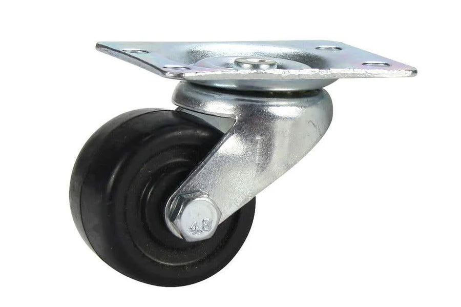 Cold Steel Rubber Swivel Castor Black 40mm