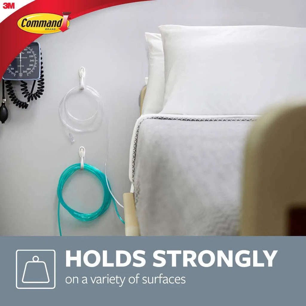 Command Cord Organiser Clips White - 2 Pack
