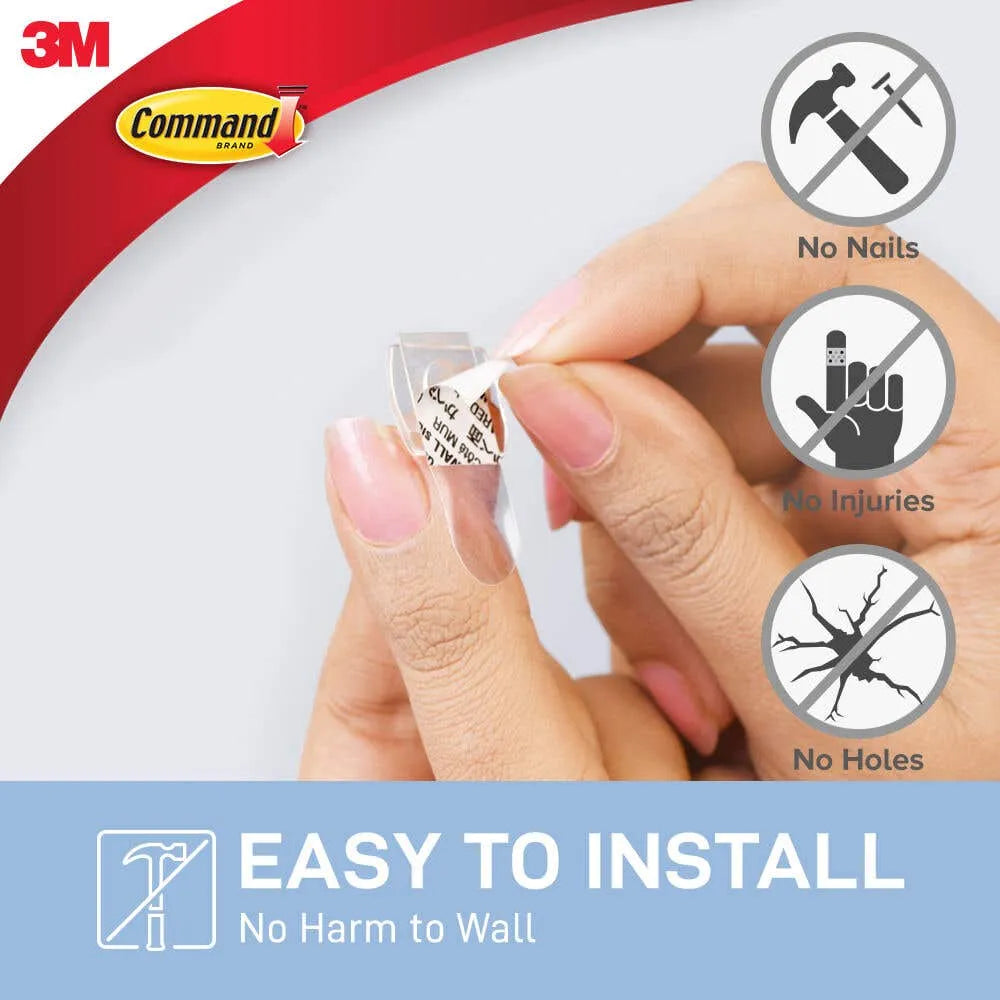 Command Utensil Hook Clear - 3 Pack