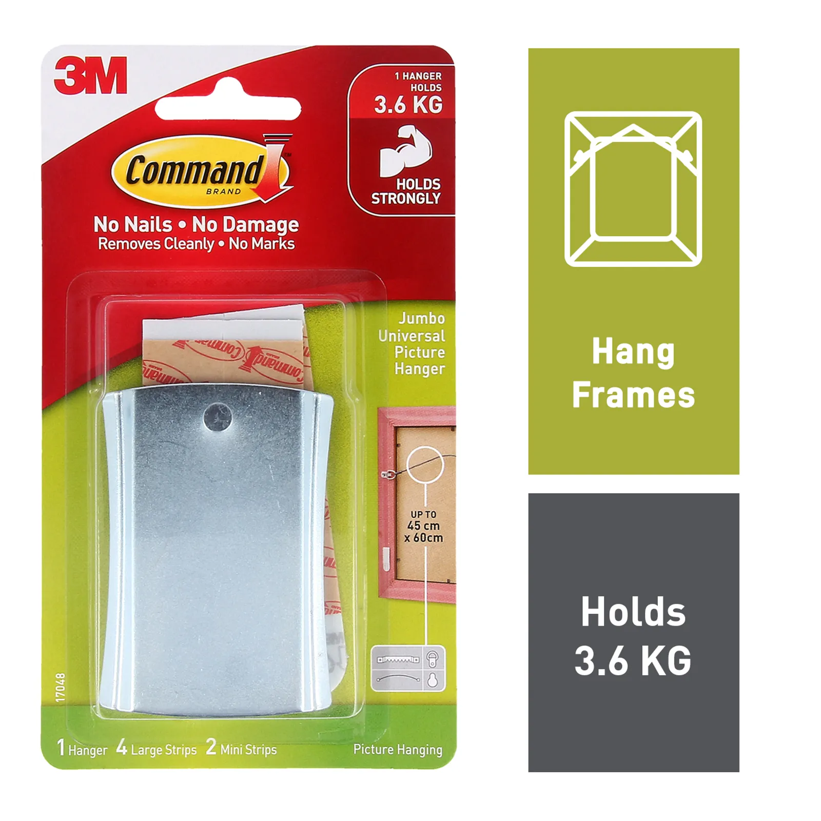 Command Wire Back Hook Large