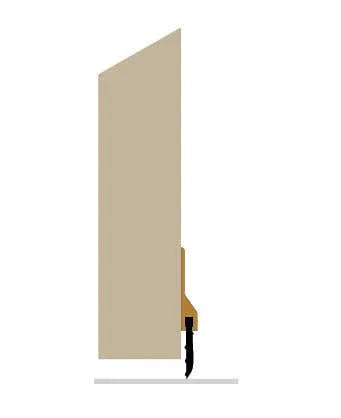 Cowdroy Anodised Rubber Strip Door Seal Bronze