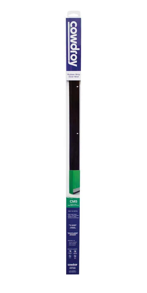 Cowdroy Anodised Rubber Strip Door Seal Bronze