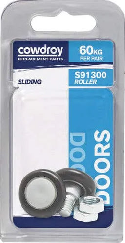Cowdroy Convex Wheel & Nut 31mm - 2 Pack