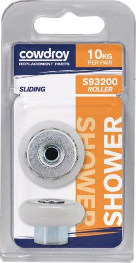 Cowdroy Convex Wheel & Screw 19mm - 2 Pack