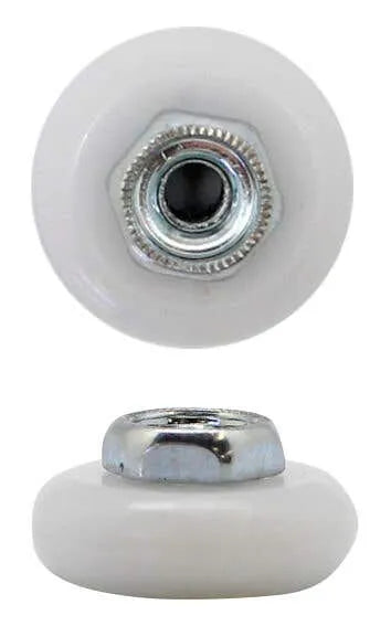 Cowdroy Convex Wheel Sliding Door Track Accessory 19mm - 2 Pack