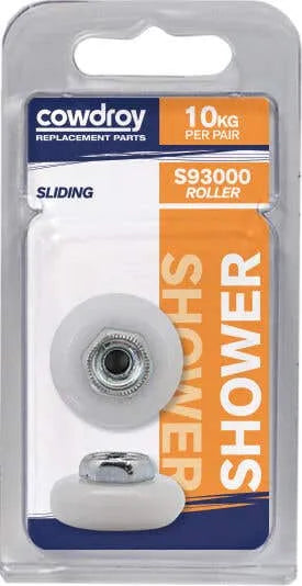 Cowdroy Convex Wheel Sliding Door Track Accessory 19mm - 2 Pack