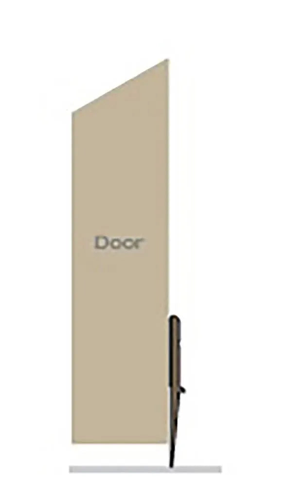 Cowdroy Extruded PVC Door Seal Brown 915mm