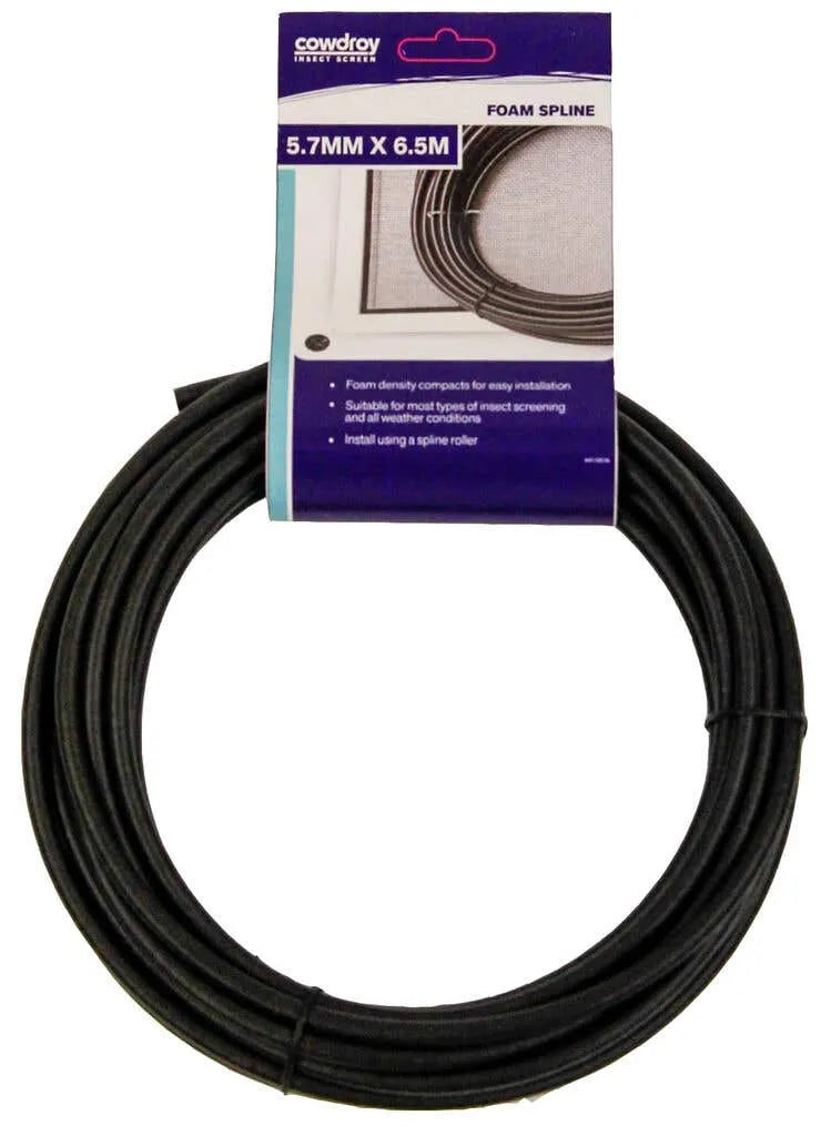 Cowdroy Foam Spline 5.7mm x 6.5m