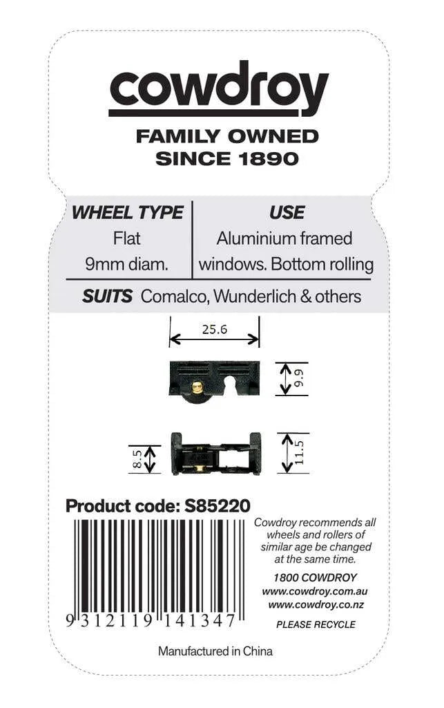 Cowdroy Roller Window Comalco - 2 Pack