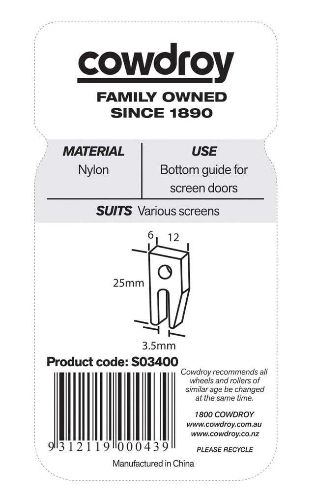 Cowdroy Screen Door Guide - 2 Pack