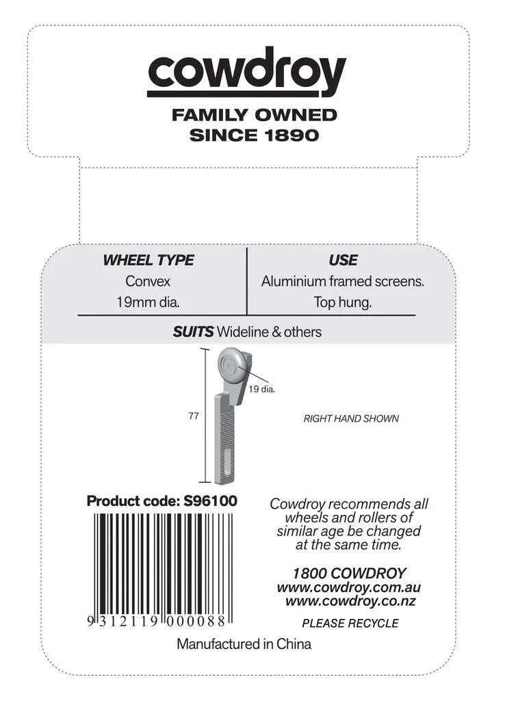 Cowdroy Screen Door Race Assembly Set