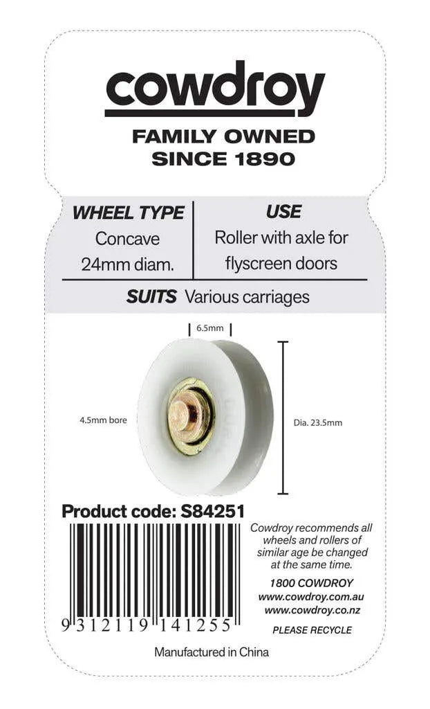 Cowdroy Screen Door Roller Pack