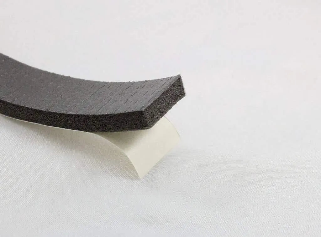 Cowdroy Seal Foam Black 6 x 25mm x 3m