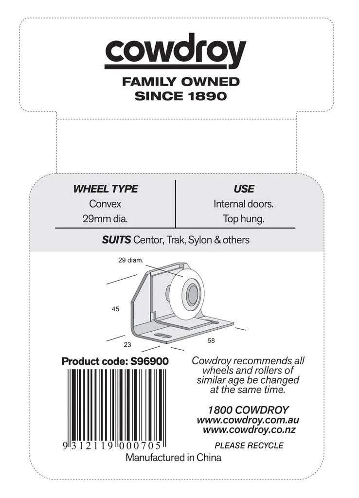 Cowdroy Sliding Door Race Assembly Pack