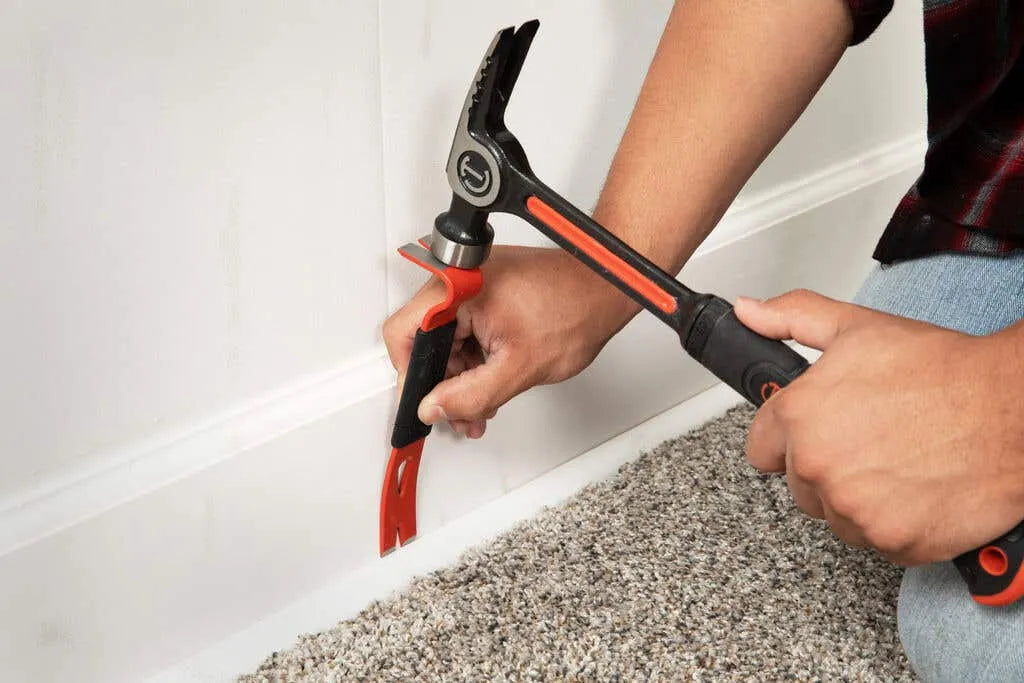 Crescent Flat Pry Bar with Grip 178mm