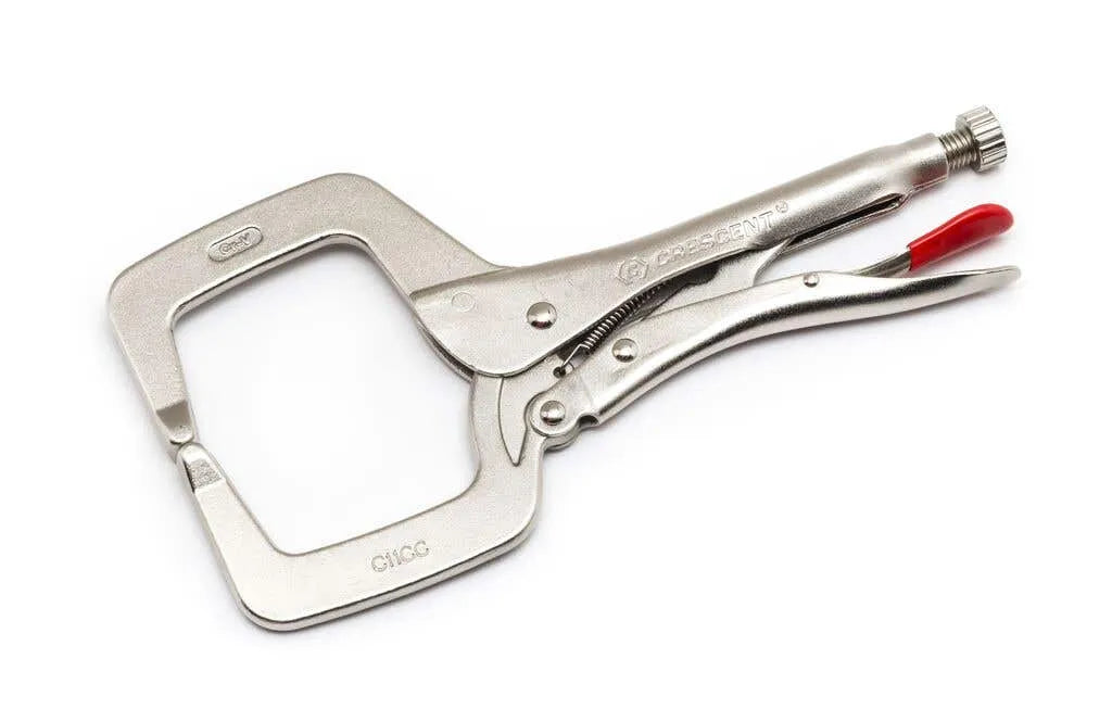 Crescent Locking C-Clamp with Regular Tips 280mm