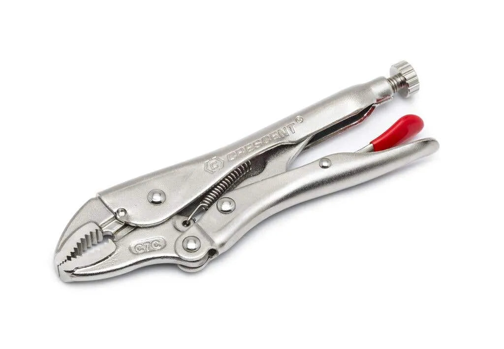 Crescent Locking Plier Curved Jaw 175mm