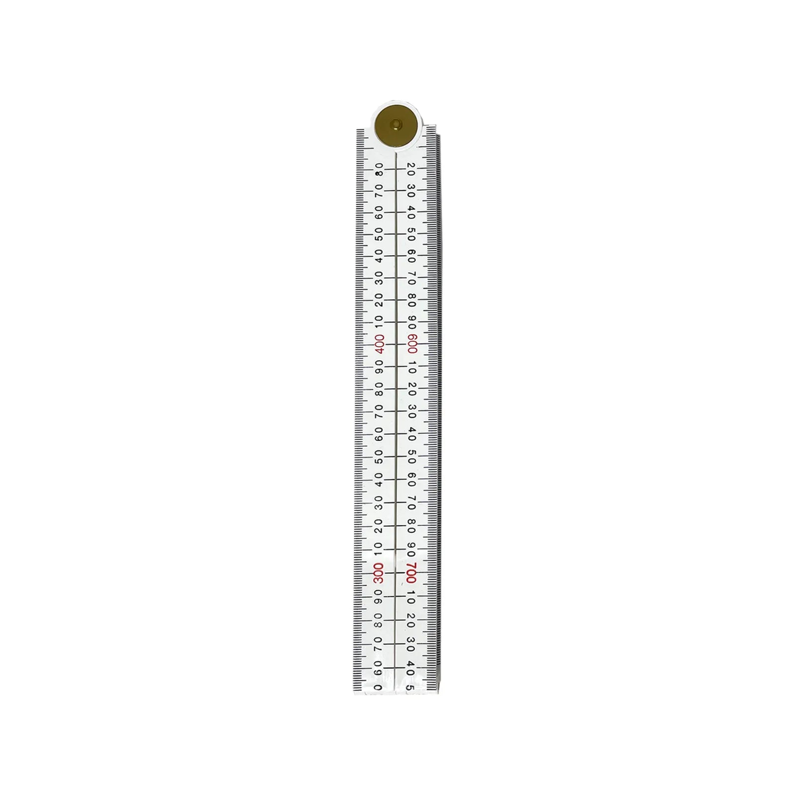 Crescent Lufkin 4 Fold Bevelled Edge Folding Ruler White 1m