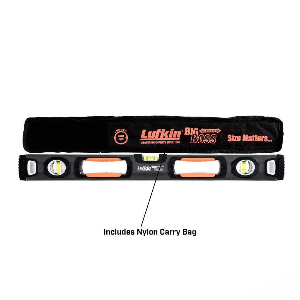 Crescent Lufkin Big Boss Spirit Level + Bag - 3 Vial 600mm
