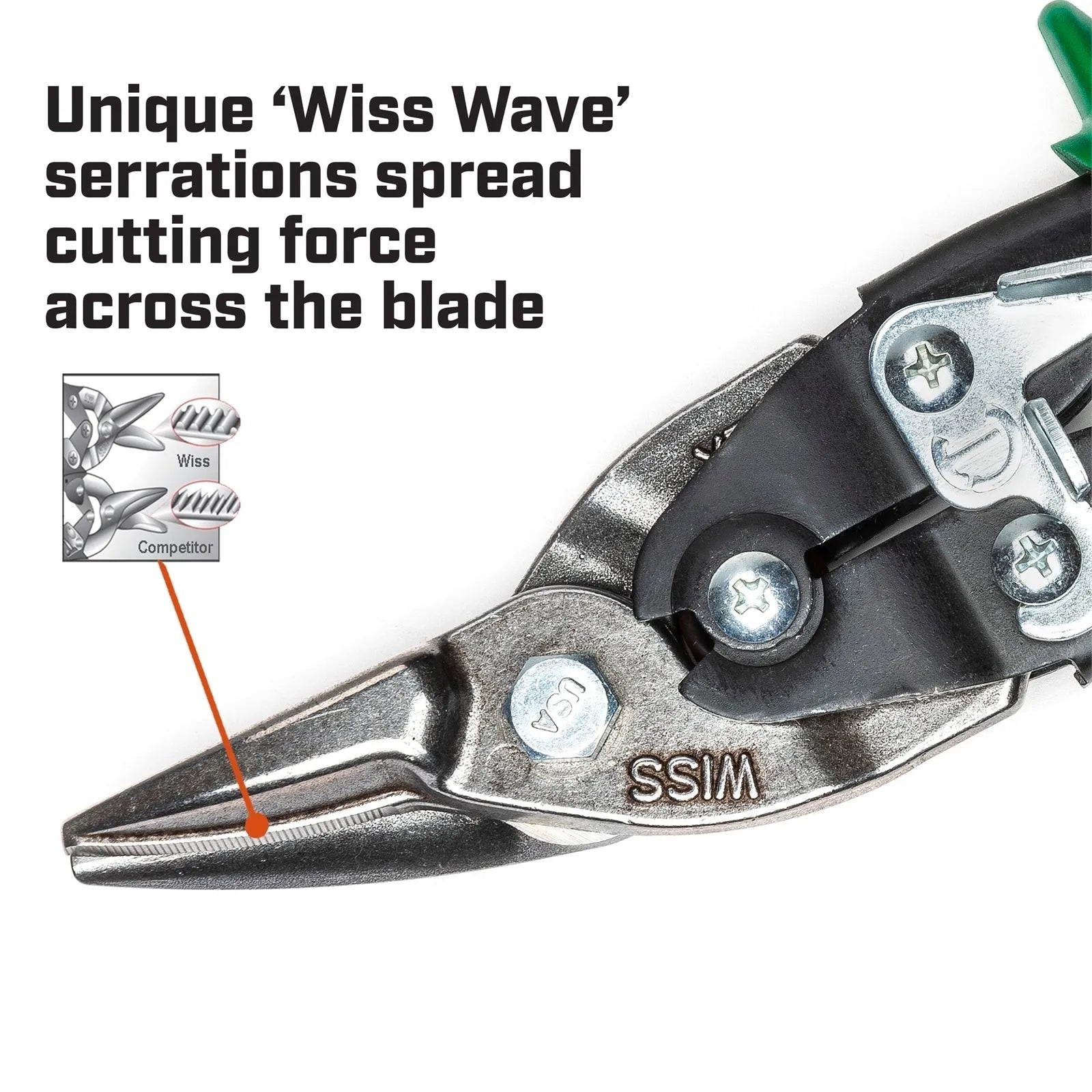 Crescent Wiss Metalmaster Aviation Snips Right Cut 248mm M2RAU