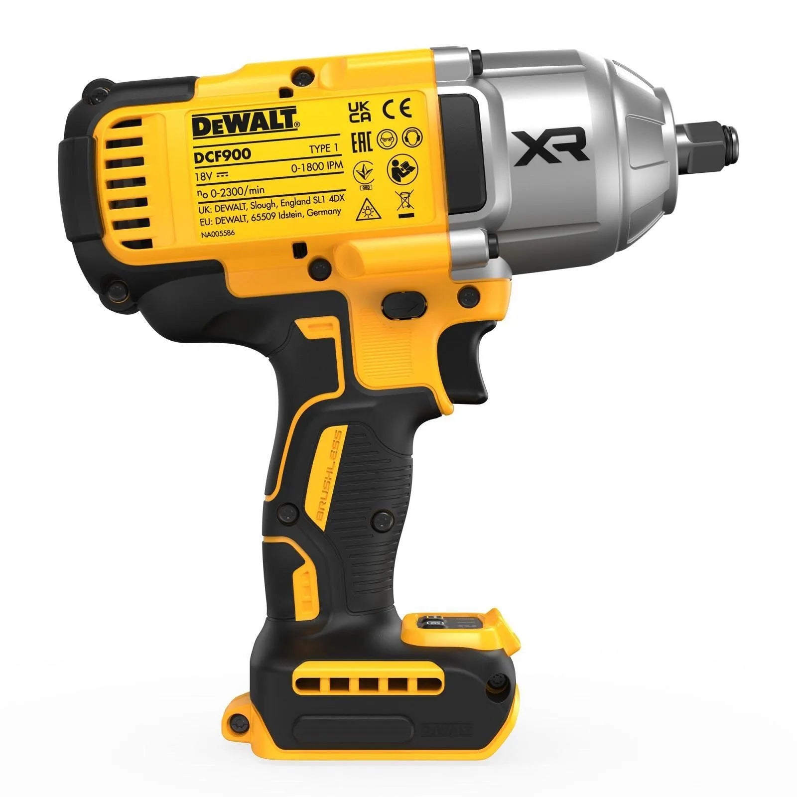 DeWalt 18V XR Brushless 1/2" 4-Mode High Torque Impact Wrench Skin