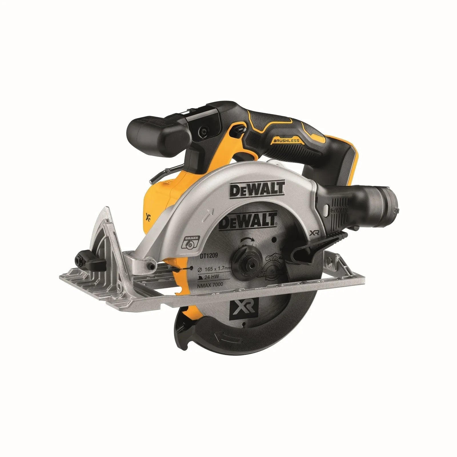 DeWalt 18V XR Li-ion Cordless Brushless Circular Saw Skin 165mm (6-1/2")
