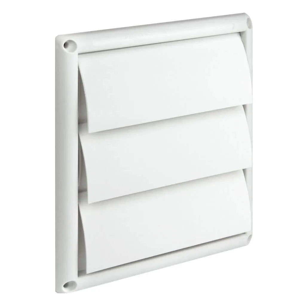 Deflecto Gravity Louvre Wall Vent Plastic 150mm