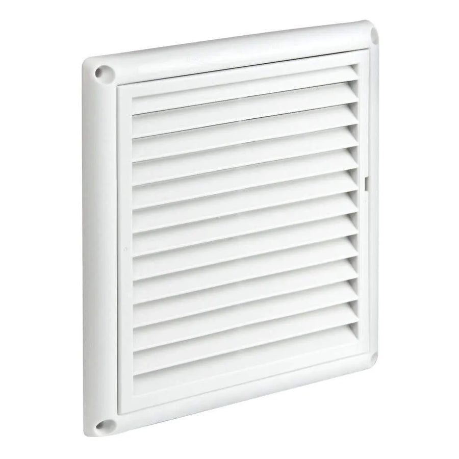 Deflecto Grille Vent with Screen Plastic 150mm