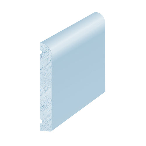 Primed H3 Pine Fascia Bullnose 180 x 25mm (per Lm)