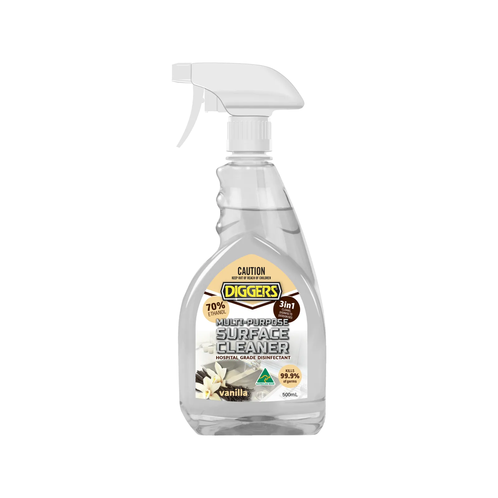Diggers Multi-Purpose Surface Cleaner Vanilla 500ml